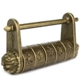 thumbnail image 1 of de con Combinación de Contraseña de Aleación de Zinc para Caja, Maleta, Cajón, Bronce CUTICAT Candado de contraseña de metal, 1 of 8