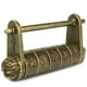 thumbnail image 5 of Clásico Bronce Tallado Palabra Contraseña Caja Candados Candados, 5 of 9