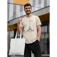 thumbnail image 2 of Sketch Of The Eiffel T-Shirt Men -Ethan Harper Designs, Male x-Large, 2 of 4