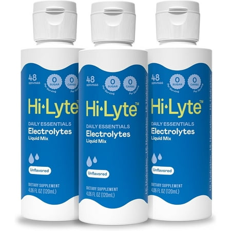 Hi-Lyte Concentrate Unflavored Liquid Electrolyte | 144 Servings