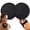 Black, variant on Soft Rubber Shower Scrubber - Silicone Body Scrubber with Hand Strap, 4-in-1 Exfoliating Bath Brush, Quick-Dry Round Skin Scrubbers, Deep Clean for Arms, Legs