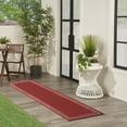thumbnail image 3 of Nourison Essentials Indoor/Outdoor Brick/Ivory 2'2" x 7'6 Area Rug, (2x8), 3 of 8
