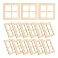 thumbnail image 4 of MRLESS 15pcs Miniature Dollhouse Window Frames Set, Model Doll House Furniture for DIY Bedroom Accessories, 4 of 8