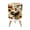 Color 1, variant on Small Trash Can with Lid Colorful Floral Cake Floral Accents Decorative Desserts 1.8 Gallon Dog Proof Trash Can Round Garbage Can Waste Bin Wastebasket for Bathroom Bedroom Living Room