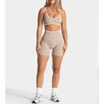 thumbnail image 2 of Women’s Leopard Biker Shorts, High Waisted Yoga Workout Shorts, Tummy Control Gym, 2 of 6