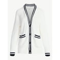 thumbnail image 6 of Free Assembly Women's and Women's Plus Cotton Grandpa Cardigan Sweater, Sizes XS-4X, 6 of 6