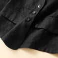 thumbnail image 4 of Gilet Sans Manches en Denim Coton et Lin pour Femmes, Tendance Décontractée, Cardigan Sans Manches en Denim, 4 of 8