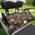 thumbnail image 4 of XYZCANDO Camouflage Leaf Golf Cart Seat Cover with 4 Front Pockets, Non-Slip Washable Terry Cloth Seat Protector Universal for 2-Seat Golf Carts, 4 of 8