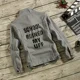 thumbnail image 4 of Abrigo vaquero para hombre, chaqueta vaquera gris estilo hip hop de otoño, ropa de abrigo lavada de corte entallado para hombre, marca de moda, talla grande L al precio más bajo G, 4 of 5