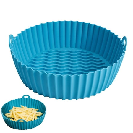 

IMSHIE Silicone Air Fryer Liners Reusable Non-Stick Air Fryer Silicone Pan Easy to Clean Food Safe Air fryers Oven Accessories classic