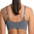 thumbnail image 5 of Puma Women's Sports Bra 2 Pack Seamless Removable Cups Size: XL, Color: Black/Grey, 5 of 10