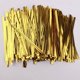thumbnail image 3 of 800 Uds 6/8/10cm lazos metálicos dorados/plateados alambre de encuadernación de sellado para bolsas de dulces de piruleta de plástico regalos de fiesta, 3 of 5