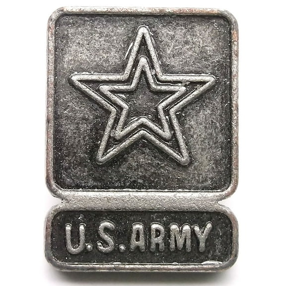 Military Star Decorative Concho Snap Cap Antique Nickel 7/8" 1265-84