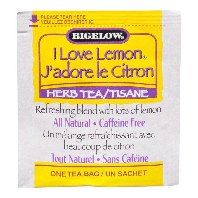 Bigelow Herbal Lemon Tea, I Love | 28UN/Unit, 6 Units/Case