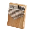 thumbnail image 2 of Instrumento Musical de madera de pino Kalimba de 17 teclas Piano de dedo pulgar para chico principiante FLhrweasw Nuevo, 2 of 8