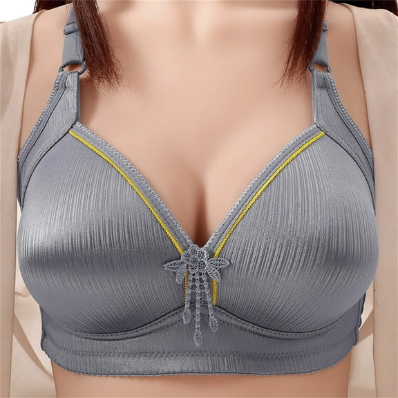 Xucatan Bra for Older Women with Sagging Breast Sports Bras Deep Cup Full Back Coverage Comfort Shaper Bra Plus Size Everyday Bras Gift