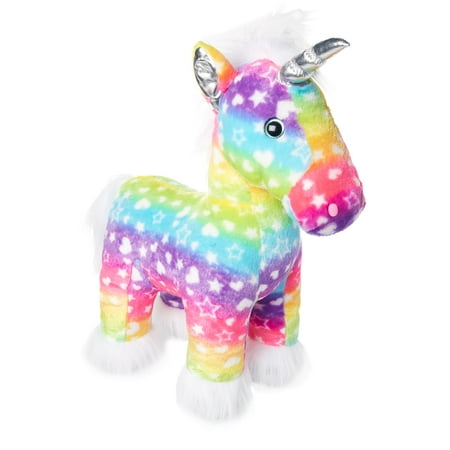 Way To Celebrate XL Plush, Rainbow Unicorn