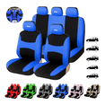 thumbnail image 2 of Fundas De Asiento Universales Comfort Car Covers 9 Piezas Belug, Azul, 2 of 5