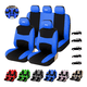 thumbnail image 2 of Fundas De Asiento Universales Comfort Car Covers 9 Piezas Belug, Azul, 2 of 5