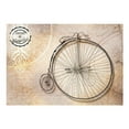 thumbnail image 2 of Tiptophomedecor Vintage Wallpaper Wall Mural - Antique Bicycle In Sepia, 2 of 3