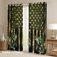 thumbnail image 2 of Homewish Teens Boys Girls Big Bass Fish Black Out Curtains,Abstract Vintage USA Flag Curtains Pack of 2 (42x63 Each),Fishing And Hunting Bedroom Curtains,Lightweight Room Decor, 2 of 6
