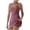 Pink #014, variant on Women Tennis Dress with Built in Shorts Underneath ,Athletic Dress Sleeveless Spaghetti Straps Workout Tennis Matching Sets L