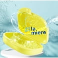 thumbnail image 2 of Retainer Case Denture Case, Orthodontic Dental Case, Slim Braces Case, Mouth Guard Case, Denture Box, Teeth Aligner Case, Night Guard Case Container Storage, Lemon, 2 of 4