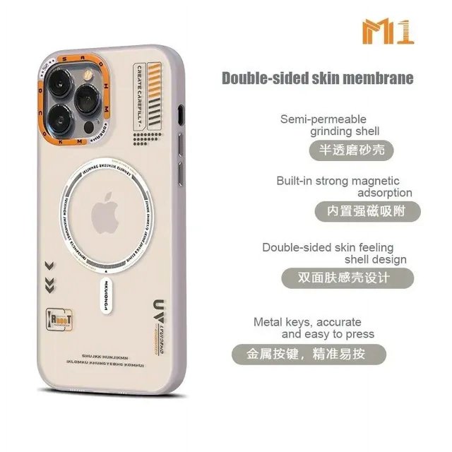 Matte Magnetic Macsafe Case for Magsafe IPhone 12 13 14 15 Pro Max 15Pro 14Pro IPones 15ProMax I15 Luxury Metal Lens Frame Cover
