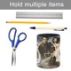 thumbnail image 5 of Leyenda del Buscador Aventura-theme Cylinder Pen Holder Pencil Organizer with Flannel Lining PVC Leather Material Cardboard Base for study work 10*8CM, 5 of 6