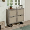thumbnail image 3 of 4 Door Shoe Rack, Freestanding Modern Shoe Storage Cabinet, for Entryway   WL RR, 3 of 27