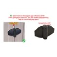 thumbnail image 4 of D&D Technologies TCHD2L2S3BTS TruClose Bisagras de puerta resistentes para puertas de madera o vinilo con cierre automático de hasta 154 libras con patas de alineación, color negro, 2 unidades, 4 of 5