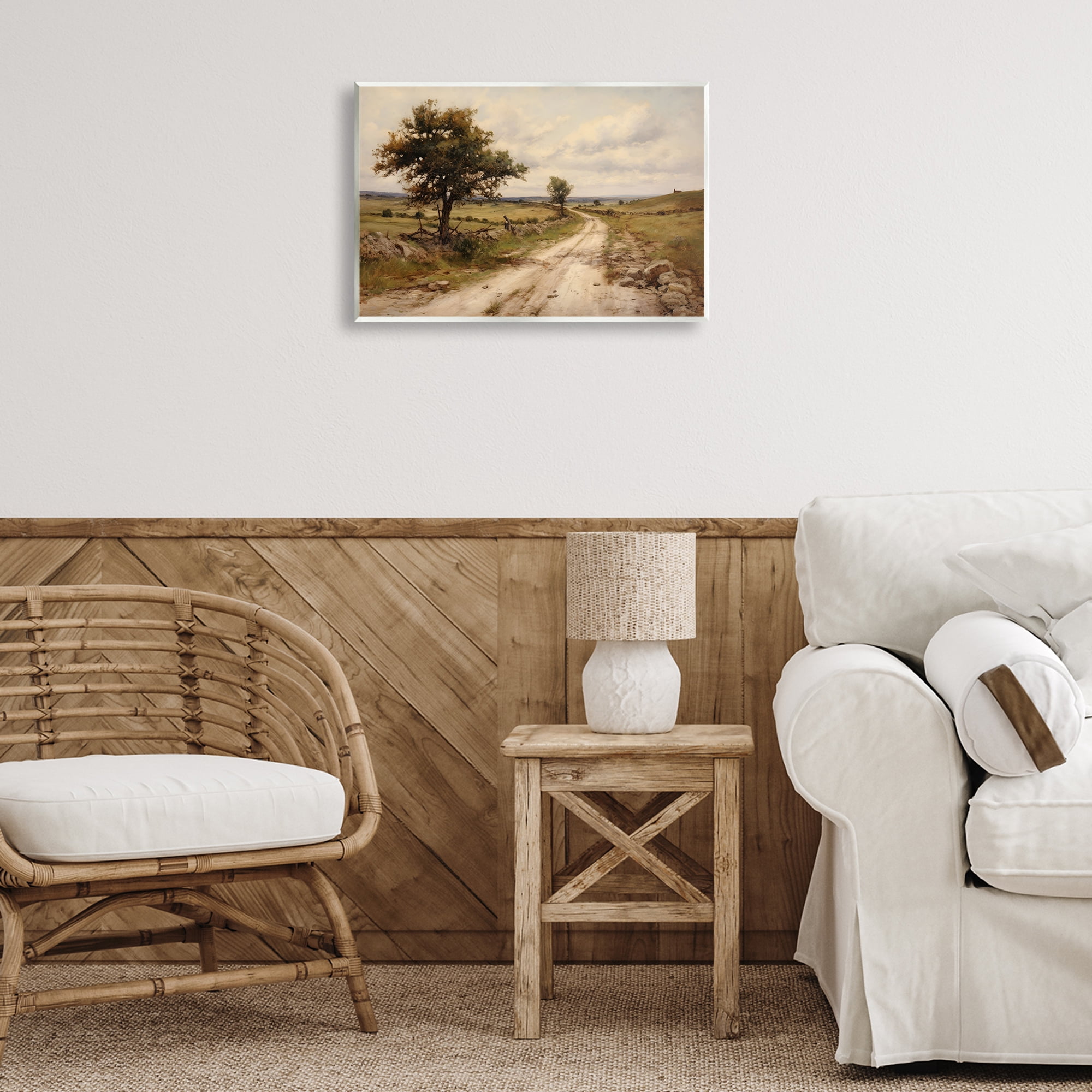 Stupell Industries Road To Nowhere Landscape & Nature Painting Unframed Art Print Wall Art, 19 x 13