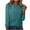 Green, variant on Oalirro Polyester Long Sleeve Tee Shirts for Women Solid Long Sleeve Tops for Women Casual Spring Round Neck