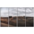 thumbnail image 2 of Cypress Grove at the Field Panorama - Impression sur Toile Paysage, 2 of 3