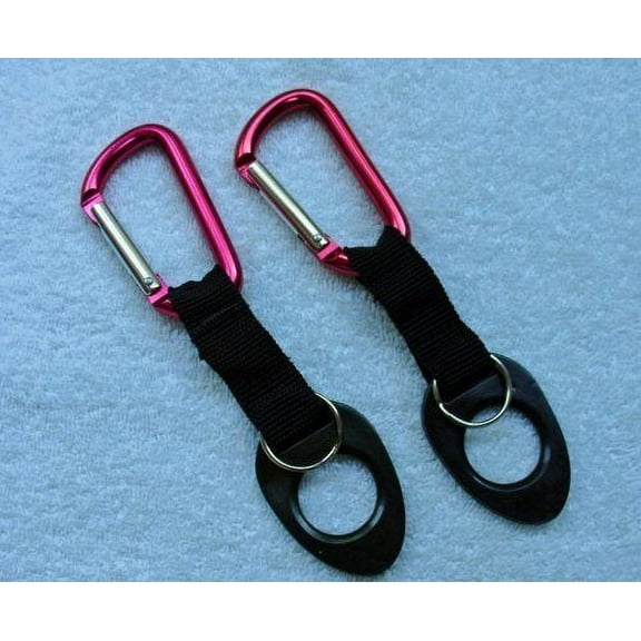 2pc Carabiner Water Bottle Holder Buckle Clip Hook Keychain Camping Outdoor Gear