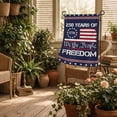 thumbnail image 5 of 250th Anniversary USA Flag, 4th of July America Flags for Outside, 250 Year American Anniversary Flag 11.8x17.7 Inch Double Sided Outdoor Waterproof and Thickened Summer Garden Flag, 5 of 6