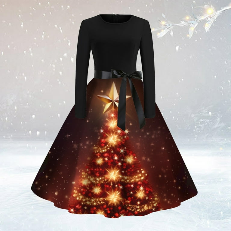 Christmas themed dresses 2025