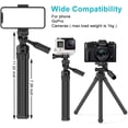 thumbnail image 3 of JT Phone Tripod Stand with Wireless Remote and Universal Phone Mount, Black, 3 of 7