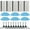 B, variant on 10 Pcs Replacement Parts Accessories Compatible with Laresar L6 Nex Robot Vacuums - 3 Mop Cloths, 3 Filters, 4 Side Brushes