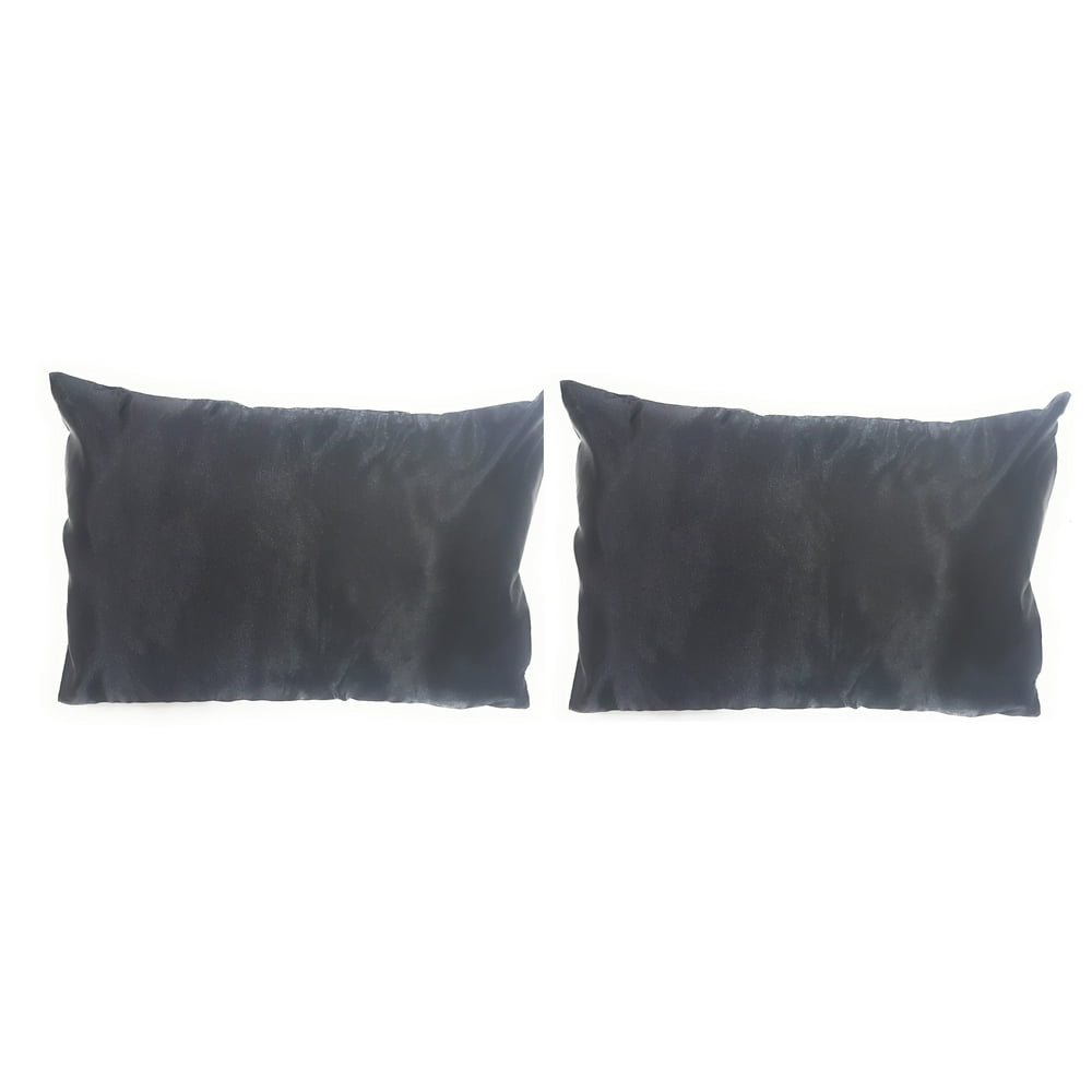 2 Packs Toddler Travel Pillow Case Pillowcases Quality Satin, Side