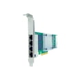 thumbnail image 1 of Axiom - Adaptateur Réseau - PCIe 2.1 x4 - Gigabit Ethernet x 4, 1 of 4