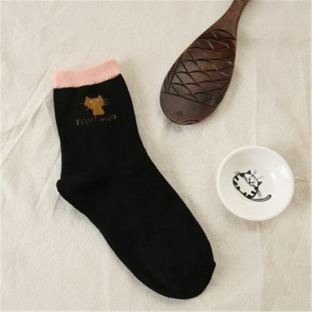 

Ankle Socks For Women Cat Cute Letter Printing Fashion Comfortable Sock