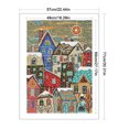 thumbnail image 2 of Hilo de bordar Wdftyju algodón ecológico completo 11CT Kit de punto de cruz impreso 57x77cm, 2 of 9
