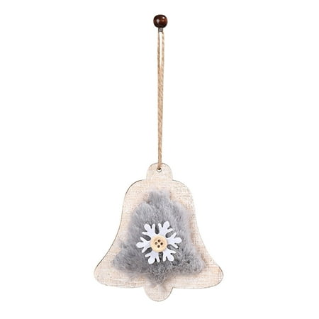 

Christmas Tree Wooden Plush Pendant