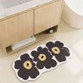 thumbnail image 2 of living room   household door mat, outdoor carpet Grey My Lux Decor Round, 2 of 3
