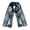 Black Sky Blue, variant on Summer Fashion Lightweight Floral Embroidered Burnout Scarf