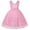 Pink, variant on Kiijoy Toddler Girls Wedding Pageant Dress Lace Embroidery Sleeveless Gown Prom Dress