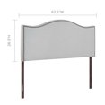 thumbnail image 4 of Modway Curl Nailhead Adjustable Linen Upholstered Headboard, Full, Sky Gray, 4 of 7