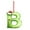 B, variant on 3.15Inch Personalized Christmas Letter Tree Hanging Pendant - 26 Alphabet Letters for Xmas Tree DIY Craft Ornaments