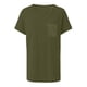 thumbnail image 3 of Pntutb - Camiseta de manga corta para mujer con cuello en V y bolsillos informales Pntutb Pntutb-1769, 3 of 4